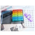 thumbnail image 4 of Multifunctional PP+ABS Pill Organizer with 7 Removable Compartments, Portable Medicine Storage Case Available in Multicolor, Black & Multicolor, Black Options, Small Box Size 2.36x2.36x0.71in,, 4 of 5