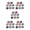 thumbnail image 1 of Transemion Charming Camellia Flower Heads for Stylish DIY Hair Accessories Multicolor 4.5cm 5Set, 1 of 6