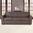 thumbnail image 1 of CHOK 2024 Ultimate Stretch Leather Housse de Sofa 4 Pcs Selle Vieillie, 1 of 7