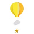 thumbnail image 1 of pitrice Hot air balloon paper string flower flag+55cm 21 inch, 1 of 9