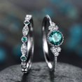 thumbnail image 3 of TopLLC Rings Women's Fashion Diamond Ring Couple Jewelry 1 Pair Rings Set Size 6 Ring ring, 3 of 6