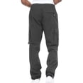 thumbnail image 4 of jsaierl Cargo Pants for Men Casual Outdoor Tactical Pants Drawstring Lightweight Solid Hiking Work Pants with Multi Pockets, 4 of 7