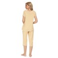 thumbnail image 5 of MINTLIMIT Ensembles de Pyjama Unis pour Femmes, Hauts à Manches Courtes et Pantalons Capri, 5 of 5