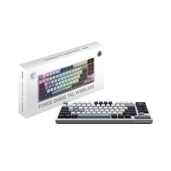 GKB MSI FORGE GK600 TKL WIRELESS SKY