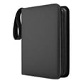 thumbnail image 3 of HILABEE 9 Pocket Binder Binder Photocard Zipper Portable Waterproof Trading Card Black B, 3 of 9