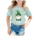 thumbnail image 4 of WEAIXIMIUNG T-Shirt Imprimé à Manches Courtes pour Enfants de la Saint-Patrick, Chemise Décontractée 140, 4 of 4
