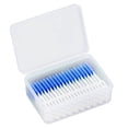 thumbnail image 3 of Brace Interdental Brush,  Floss Toothpick Cleaner 160pcs Soft Disposable  For Children For Travel Blue, 3 of 8