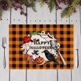thumbnail image 3 of Lucoss Halloween Placemats, Ghost Owl Pumpkin Heat-Resistant Washable Table Place Mats for Kitchen Dining Table Decoration, 3 of 5