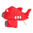 thumbnail image 4 of Plush Dog Squeaky Toy Bite Resistant Teeth Grinding Cleaning Interactive Airplane Shape Stuffed Puppy Chewing Toy Red, 4 of 14