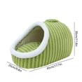 thumbnail image 3 of Jpxdew Grand Lit pour Animaux, Conception Semi-Fermée, Lavable, pour Chats, Chiens, Portable, 18x12x10 Pouces, 3 of 6