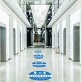 thumbnail image 2 of Coofit 10PCS Social Distancing Floor Decal Waterproof Social Distance Floor Sticker, 2 of 10