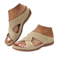 thumbnail image 3 of DAFEI Sandales de Plage Sandales de Plage Sandales de Plage pour Dames Sandales Compensées d'Été Chaussures Femmes Pantoufles Sandales Bohèmes Chaussures Mode, 3 of 5