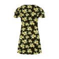 thumbnail image 4 of Fankiway Robes Mini pour Femmes Été Décontractées à Volants Manches Courtes Mignonnes Col Rond Robe Fluide avec Poches Robes d'Été pour Femmes Robes pour Femmes Grande Taille Liquidation, 4 of 5
