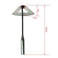 thumbnail image 3 of Steel Hardened Hollow Hoe Handheld Weeding Rake Planting Vegetable Farm Garden Tools Agriculture Tool Weeding Accessories A, 3 of 6