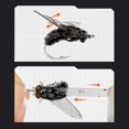 thumbnail image 4 of 20PCS Fishing Fly Lures Bait Hooks Artificial Bait with Plastic Box, 4 of 7