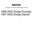thumbnail image 2 of Genius Front Coated Disc Brake Rotors Pair for Car Dodge Dakota Durango KG-100113, 2 of 9