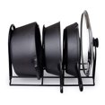 thumbnail image 3 of Cuisinel 15 In Heavy Duty Extra Large 5 Pan & Pot Organizer 5 Tier Rack, Black, 3 of 6