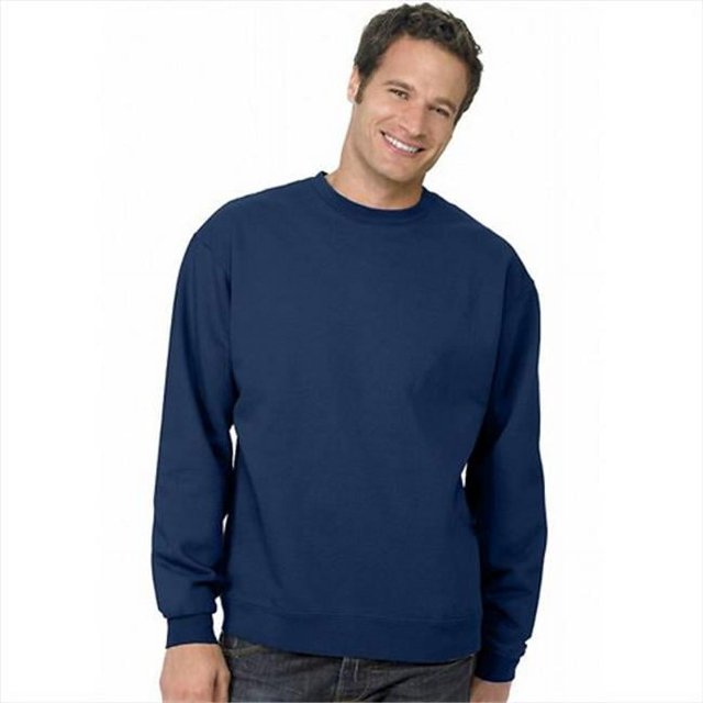 Hanes P160 Comfort Blend Ecosmart Chandail Molletonné à Col Rond Taille - 4 Très Grand - Bleu Marine