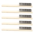 thumbnail image 2 of MasteelfCA 5PCS Stainless Steel Brush Metal Surface Cleaning Brush Durable Tools for Paint Removal Cleaning Rust, 2 of 7