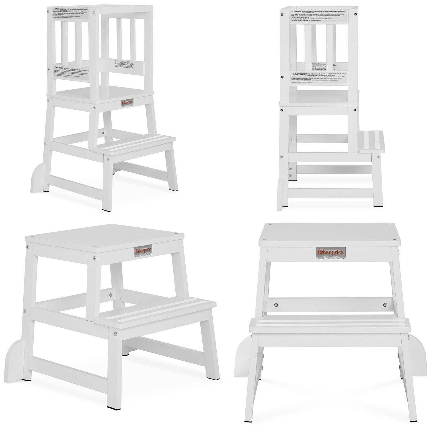 Fisher Price 2-en-1 Tour et tabouret Funtastic