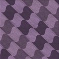thumbnail image 1 of Ahgly Company Machine Washable Indoor Square Transitional Plum Purple Area Rugs, 7' Square, 1 of 7