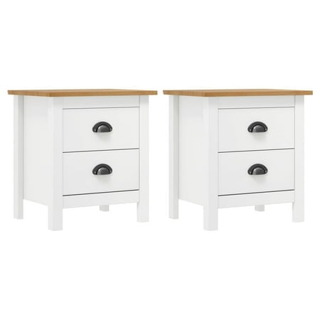 vidaXL Table de Chevet Table d'Appoint Salon Bureau Bois Massif Pin