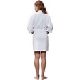 thumbnail image 4 of Turquaz Linen Lightweight Knee Length Waffle Kimono Bridesmaids Spa Robe, 4 of 4