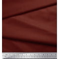 thumbnail image 2 of Soimoi Tissu en Georgette de Polyester Rouge Tissu à Imprimé Mosaïque à Rayures au Mètre 52 Pouces de Large, 2 of 3