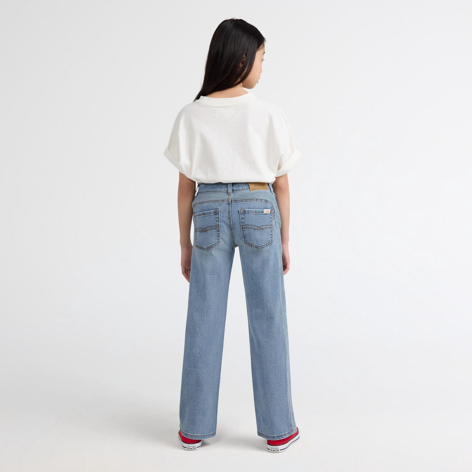 Levi Strauss Signature Jean Coupe Large à Effet Color-Block pour Fille