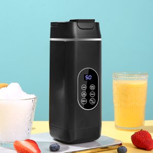 Mélangeur portable pour smoothies et shakes, 420ML Petits mélangeurs personnels, USB Rechargeable en silence Mini Mélangeurs de voyage, mélangeurs de taille personnelle 1500mAh Batterie avec USB câble