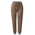 thumbnail image 3 of drppepioner Pantalon Décontracté pour Femmes Été Pantalon à Imprimé Léopard Bas Pantalon de Sport, 3 of 9