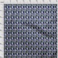 thumbnail image 4 of oneOone Viscose Jersey Blue Fabric Florals Craft Projects Decor Fabric Printed By The Yard 60 Inch Wide, 4 of 4