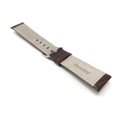 thumbnail image 4 of 26mm Mens' Alligator Style Leather Watch Strap Band, Stainless Steel Buckle, 4 of 7