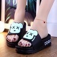 thumbnail image 1 of CAROOTU Thick Sole Slippers High Platform Shoe PVC Flip Flop Cartoon Design Anti-Slip Sandal for Indoor, 1 of 6