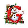 thumbnail image 2 of Matoen12 26 Letters Christmas Tree Decoration Pendant Christmas Tree Ornaments Personalized DIY Christmas Ornaments Christmas Decoration Xmas Tree Hanging Decor Feature, 2 of 4