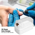 thumbnail image 3 of 30 Holes Nail Drill Bit Holder Stand,Nail Drill Bits Box Case Storage with Cleaning Brush Dust Proof Storage Container Box Case  Nail File Bit Holder Organizer for Home Salon, 3 of 7