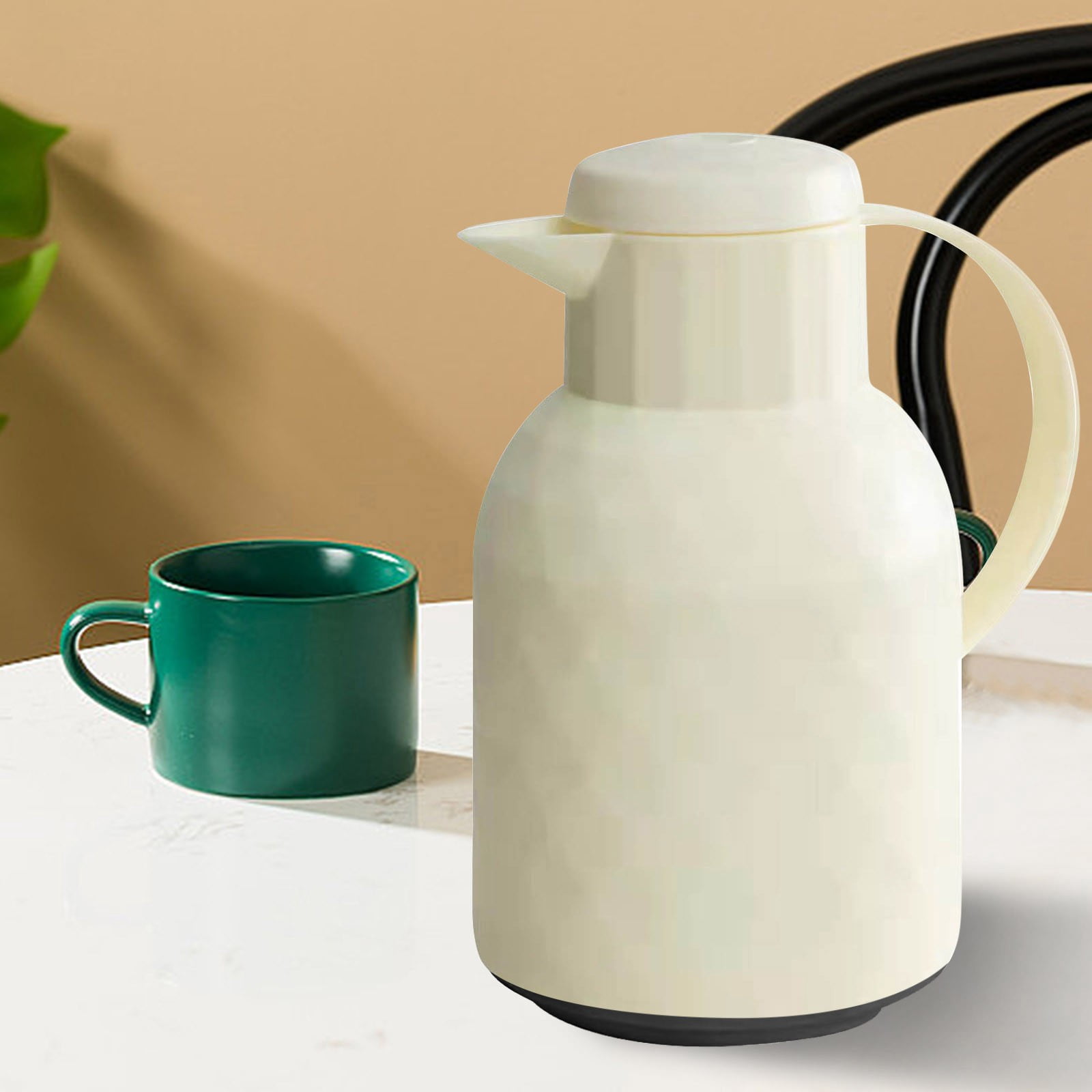 Dvkptbk A Kettle Home Large Capacity Hot Kettle Office Portable Glass Insulated Pot Teapot Open Water Bottle Kitchen Gadgets