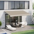 thumbnail image 2 of Outsunny 13’x8’ Manual Retractable Awning, 2 of 10