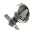 thumbnail image 4 of Tnarru Round Knobs Rings Pulls Lock Door Handle Lock Parts Stainless Steel Recessed Door Knob Outdoor Lock for Corridor Storeroom Single Lock, 4 of 8