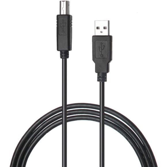 MS TECH Câble d'Imprimante USB 2.0 A Mâle vers B Mâle Cordon USB A vers B Câble de Numériseur Haute Vitesse Compatible avec Brother, HP, Canon, Lexmark, Dell, Epson, (10 Pieds)
