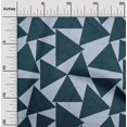 thumbnail image 1 of oneOone Tissu Polyester Lycra Rectangle & Triangle Imprimé Géométrique au Mètre 56 Pouces de Large, 1 of 4