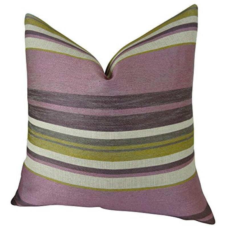 Plutus Berry Crush Handmade Throw Pillow, (26" x 26")