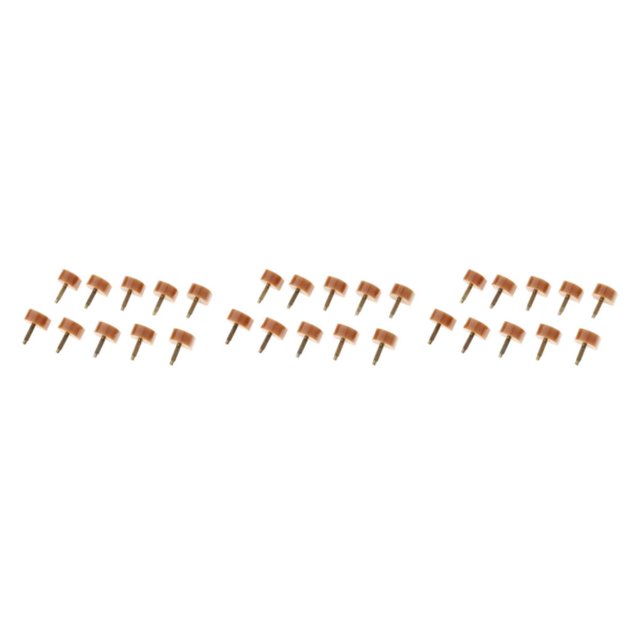 mmirethe Shoe Repair Replacement Dowels High Heel Tips Taps Pads Enhanced Performance Apricot Fine 12mm 12mm Thin Pin 3Set