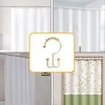 thumbnail image 1 of Apmemiss Clearance Shower Curtain Hooks Rings for Bathroom 12 Pcs Iron, 1 of 6