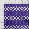 thumbnail image 2 of oneOone Polyester Spandex Purple Fabric Ikat Sewing Material Print Fabric By The Yard 56 Inch Wide, 2 of 4