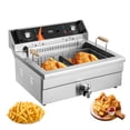 thumbnail image 1 of VEVOR Commercial Electric Deep Fryer Countertop Deep Fryer 3000W 30.6Qt / 29L, 1 of 9