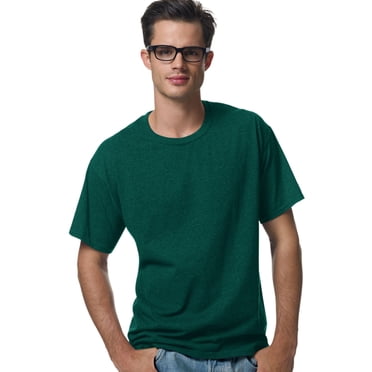 Hanes ComfortBlend EcoSmart Men`s Crewneck T-Shirt, XXL, Deep Forest