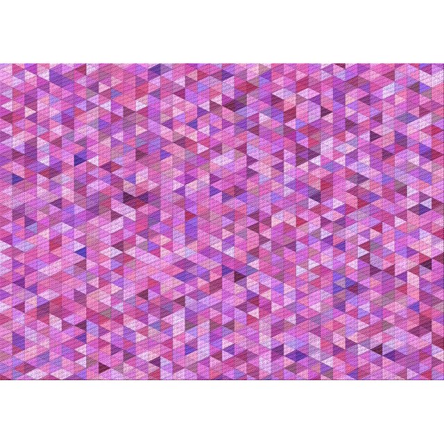 Ahgly Tapis Rectangulaire Lavable en Machine Intérieur Transitionnel Violet Violet, 6 Pieds x 9 Pieds