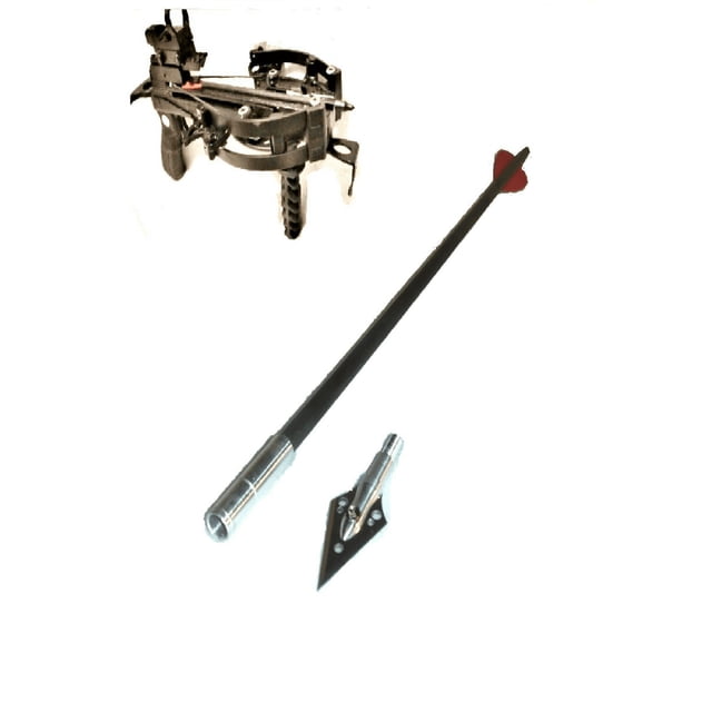 10 Boulons de Chasse pour Modèles Mini Striker Pistol Crossbow, avec Conception Microdiamètre pour une Pénétration Aérienne Améliorée par Rapport aux Boulons standard de 8 mm. Inclut des Têtes Larges à Lame Unique Compatibles avec des Têtes Larges Régulières. Conçus pour les Modèles d'Arbalètes Mini Striker Pistol, RD et Frontal, avec 300 Colonnes et un Poids de 98 G. Idéal pour la Chasse, l'Entraînement sur Cible Ou comme Accessoires de Tir à l'Arc.