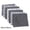 Black, variant on Teissuly New Quilting Fabric Misscrafts 7pcs DIY Making Supplies Craft Patchwork Fabric Bundle Pre-Cut Squares for DIY Sewing Scrapbooking